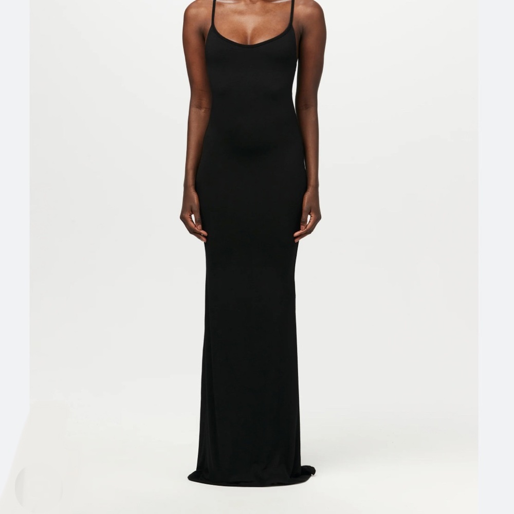Naked Wardrobe Black Meant Tu-be Maxi Dress Size XL